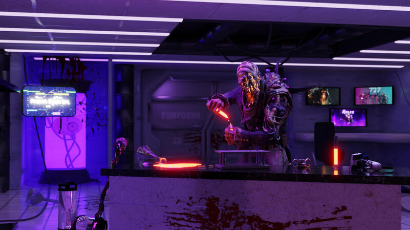 $55 (Mostly every prop and the room is hand modeled by me. Character ported from Dead by Daylight to Blender by me. Focuses on the whole scene. This artwork took roughly 8-10 hours)